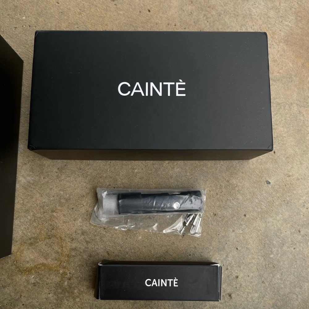 CAINTE Claude Quartz Chronograph Panda Style. Amazing Style. Nautilus 39mm Black